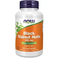 NOW Black Walnut Hulls 500mg 100 Caps