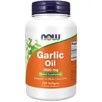 NOW Garlic Oil 1500mg 250 Softgels
