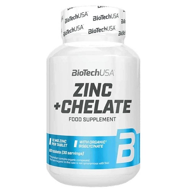 BIOTECHUSA Zinc + Chelate 60 Tablets