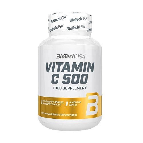 BIOTECHUSA Vitamin C 500mg - 120 Chewable Tablets